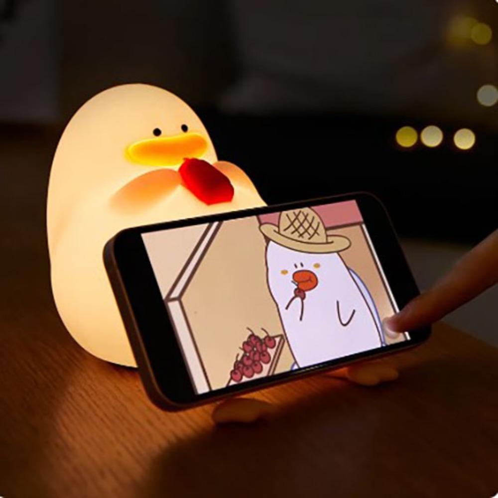 

Электрическая выносливость Happy Duck Ночник ABS + ПК + силикон Силиконовый декор для лампы Pating