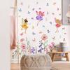 Flower and Butterfly Wall Sticker Pvc Wall Decals