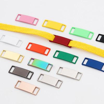 Č.8 2ks Tkaničky Přezka Boty Dekorace Sady tenisek Kovová přezka Stylová a vhodná pro všechny druhy plochých tkaniček