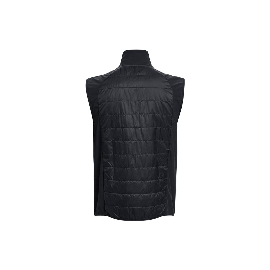 Under Armour Active Hybrid Vest Waterproof Breathable Stand Collar Vest Men Vests Black 1378505-001