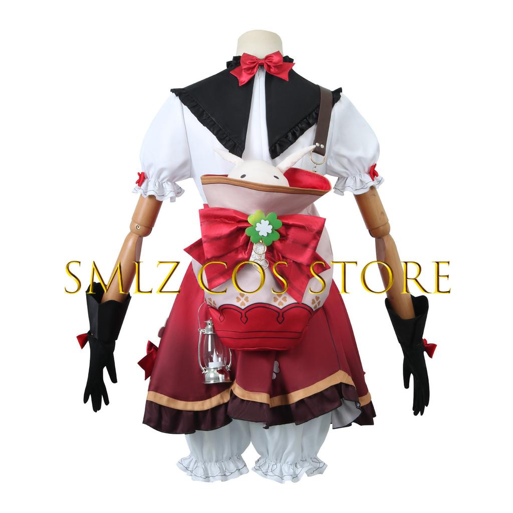 Spiel Hexe Klee Cosplay Kostüm Anime Impact Cosplay Lolita Kleid Anzug Frau Mit Hut Halloween Party Uniform Kleidung
