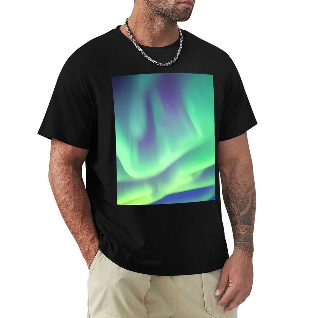 Splendid Aurora Borealis TShirt Sun Block Outdoor TShirt