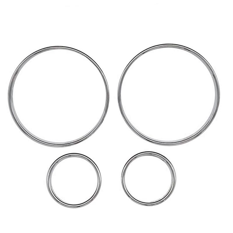 A65P-Car Speedometer Cover Bezel Trim Dashboard Gauge Ring Set For BMW E39 5 Series E38 7 Series E53 X5