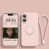 Liquid Silicone Ring Stand Magnetic Case for 17 Air 16E 15 14 13 12 11 Pro Max Plus Shockproof Soft Bumper Protectic Case