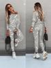 Autumn New Arrivals Women's Letter Print Long Sleeve Pants Casual Set