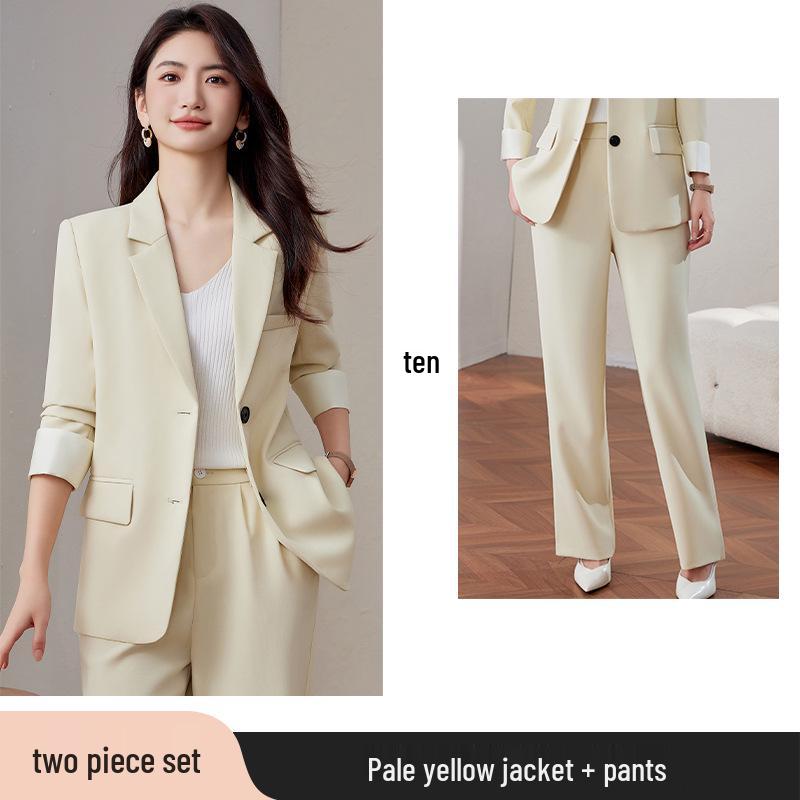 Women's 2025 Professional Temperament Blazer Set - New Spring & Autumn High-End Workwear Style
