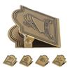 Brass  Clip Vintage Decorative Strong Clamping Force Book Clip for Journal Notebook Drawing Pa