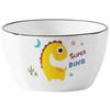 Cartoon Ceramic Rice and Soup Bowls - Creative Square Tableware Set