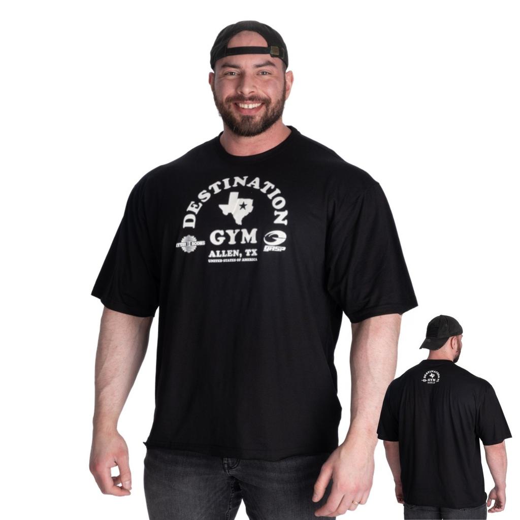 Destination Iron Fitness Training Sports Trendy Casual TShirt Mens and Womens Luxury Brand Top