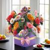 Biglietto d'auguri 3D Pop-up per la Festa della Mamma con Fiori e Busta