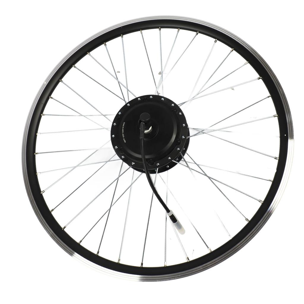 26in 500W Electric Bike Hub Motor Kit LCD S866 Display Panel Front Drive Gear Motor Kit for