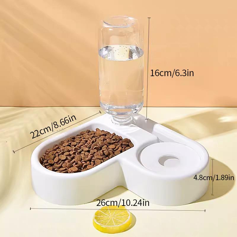 1PC Cat Bowl Pet Automatic Water Dispenser Pet Food Bowl Dog Bowl