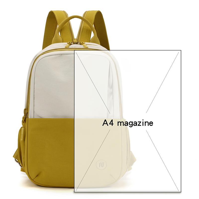 Contrast Color Multi-function Bag Chest Bag Women's Crossbody Bag Travel Backpack
