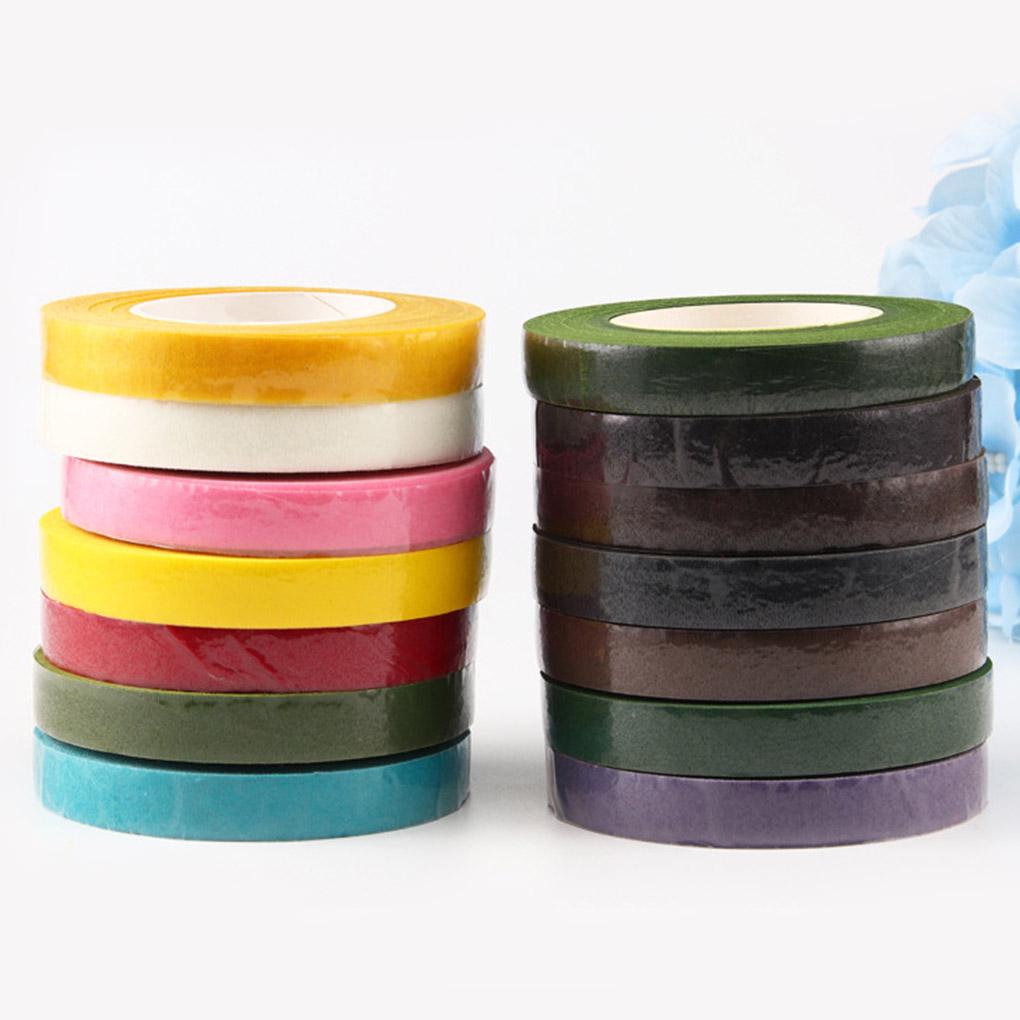 1 Roll Colorful TapeDIY Decorative Masking Tape Artificial Flowers Wraps