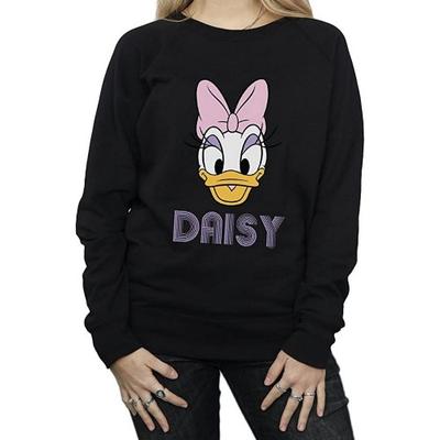 Damen-/Damen-Sweatshirt mit Daisy-Duck-Gesicht
