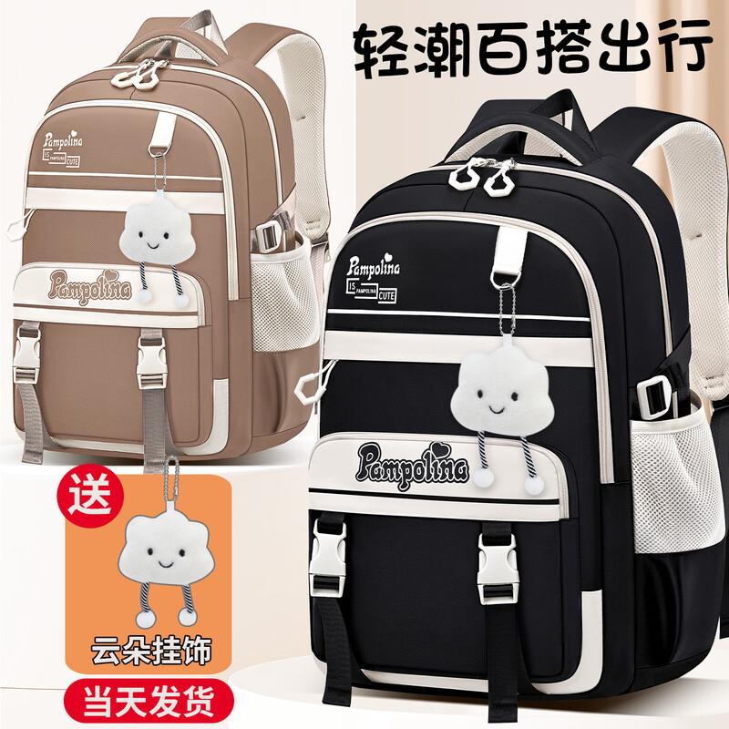 Zhiduobao Girls' Lightweight Decompression School Backpack