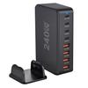 240W GaN Desktop Charger with 8 USB-C Ports, Supports PD 3.0 Fast Charging and Is Compact & Portable