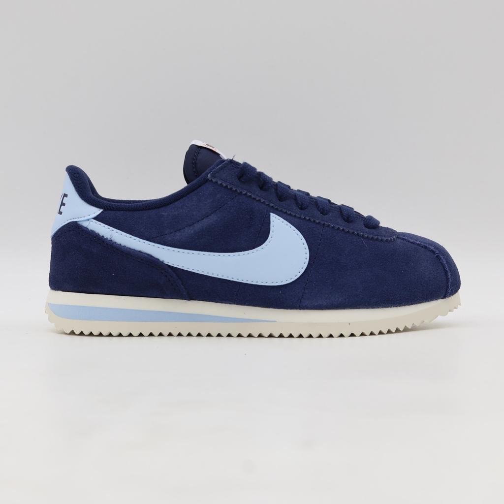 IB1857-400 Nike CORTEZ MIDNIGHT NAVY/CELESTINE BLUE-SAIL (Women's)