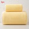 Home Spa Coral Fleece Bath Towel Set With Fast Drying Absorbent For Family Use