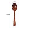 Kids Adults Elegant Eating Tableware Wooden Cutlery Kitchen Utensil Soup Spoons Scoop