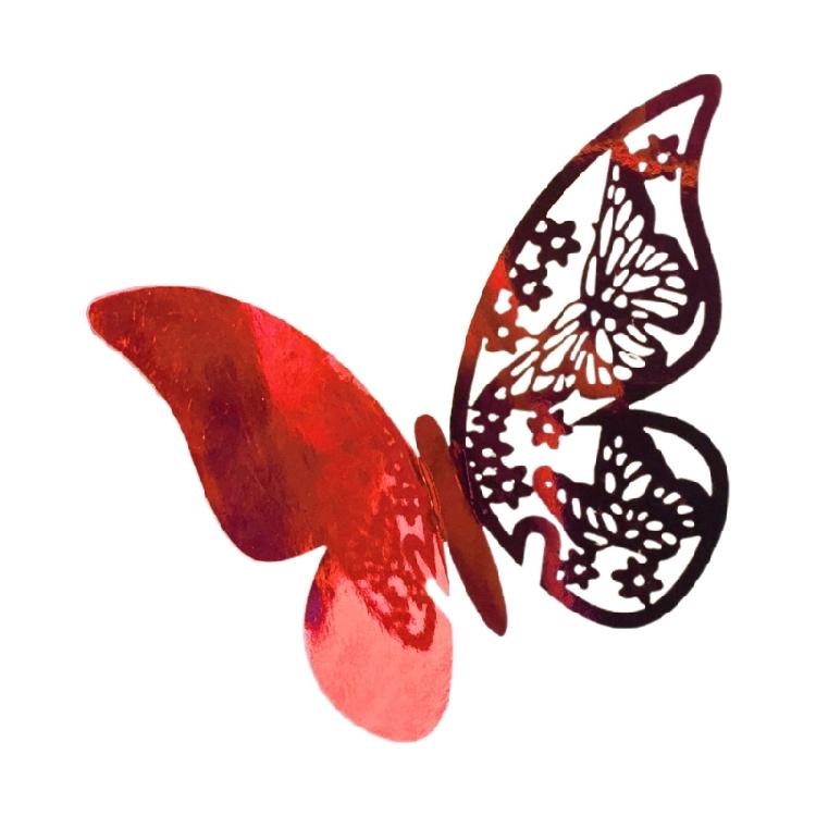 Place Card Butterfly 100pcs Name Wine Glass Cup Glass High Feet Cup Decoration