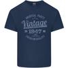 26 Vintage Year 78th Birthday 1947 Mens Light Cotton T-Shirt Navy Blue Unisex T-Shirt