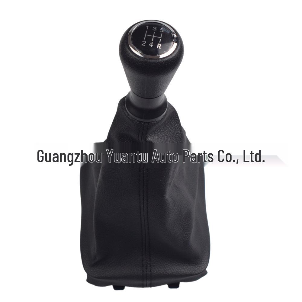 5-Speed Gear Shift Knob with Dust Cover for Peugeot 406