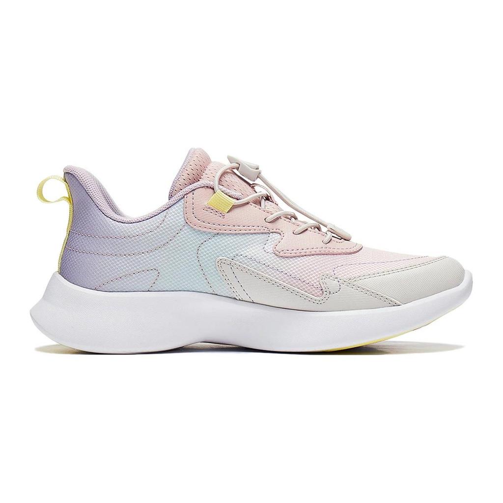Li Ning Kids Ling Yue 3.0 V3 Comfortable Versatile Shock Absorbing Casual Shoes Kids Casual Shoes Pink YKCT162-4