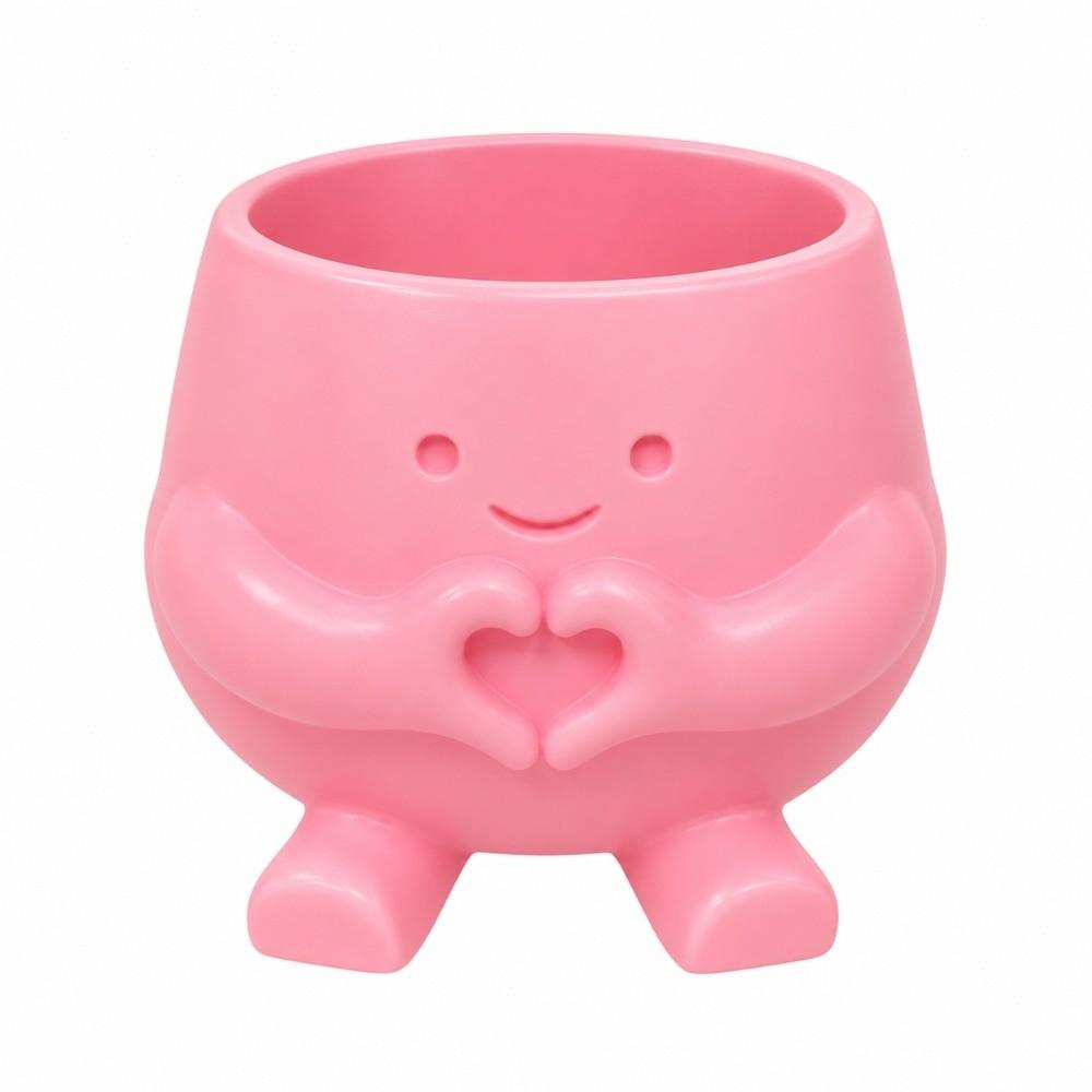Unique Mini Size Plant Pot 3D Printed Stylish Design Flowerpot Ornaments Holder Head Planter Outdoor