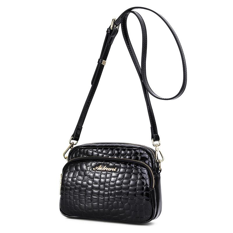 Gem Pattern Bag Women's Bag New Trendy and Fashionable Women's Bag Genuine Leather One-shoulder Crossbody Bag Women's Bag