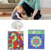Tangram Toys Educational Bright Color Geometric Shape Puzzle Wooden Pattern Blocks Set for Kids