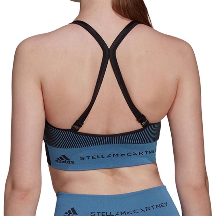 Adidas SMC TPR SL Bra Breathable Fashion Comfortable Sports Bra Women Underwear Blue GL7580