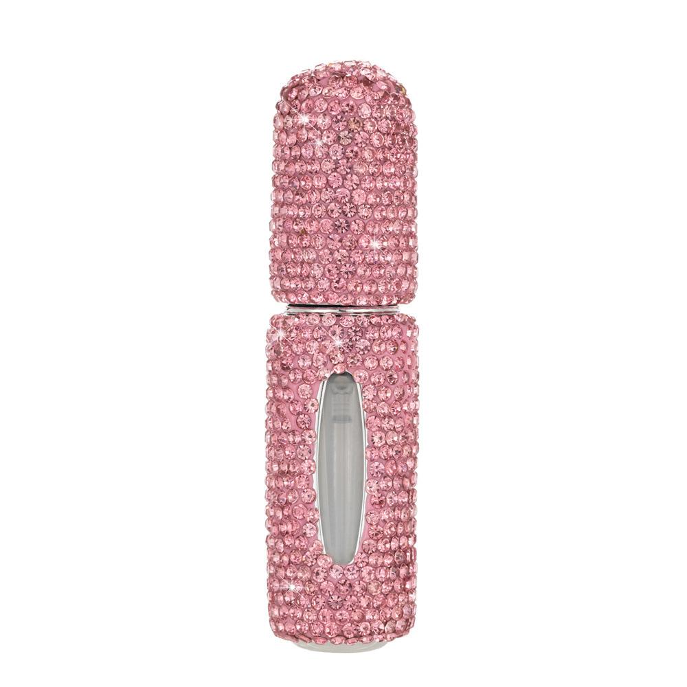Bling Spray Bottle Rhinestone Perfume Travel Refillable Perfume Atomizer Bottle 5ml Portable Mini Perfume Spray Dispensers Gift