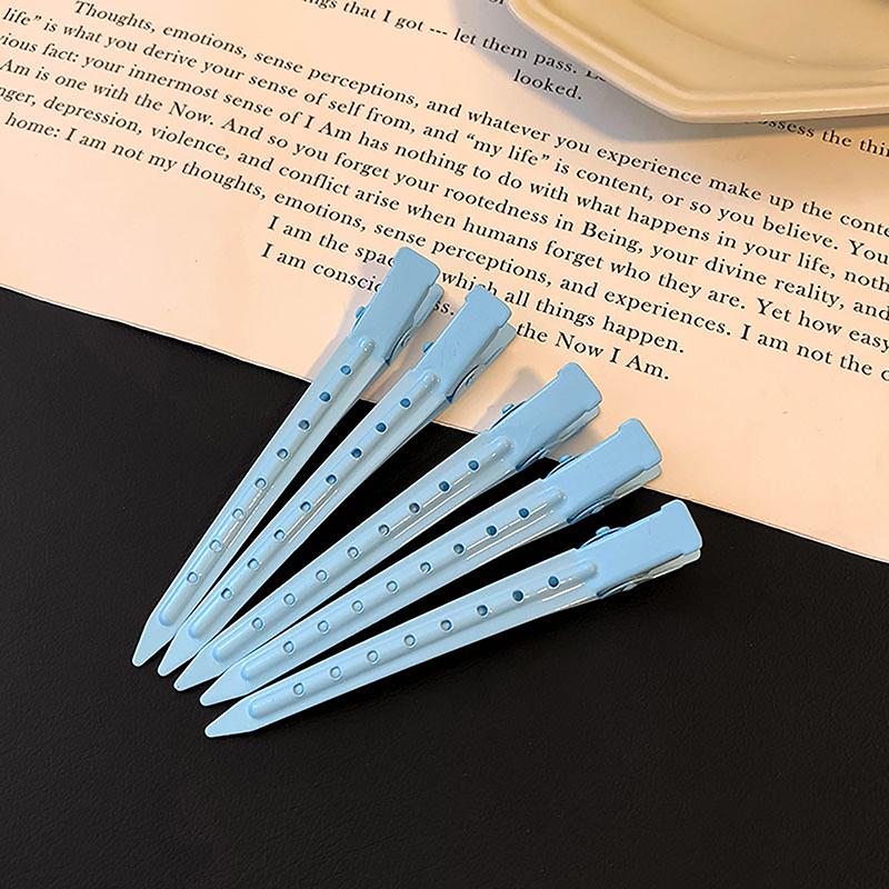 5Pcs Colorful Metal Hair Clips, Professional Salon Hairpin for Styling Sectioning & Hair Root Fluffy Tool, Hair Accessories