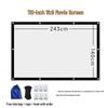 110-inch Portable Outdoor Projector Screen