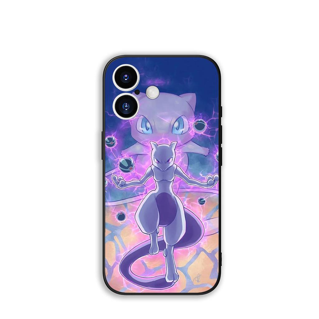 Mew Two Mewtwo P-Pokemons P-Pikachus for Motorola Moto Edge 70 60 Fusion 40 NEO Pro G56 G96 G71 G73 G52 G41 G42 G50 G51 Case