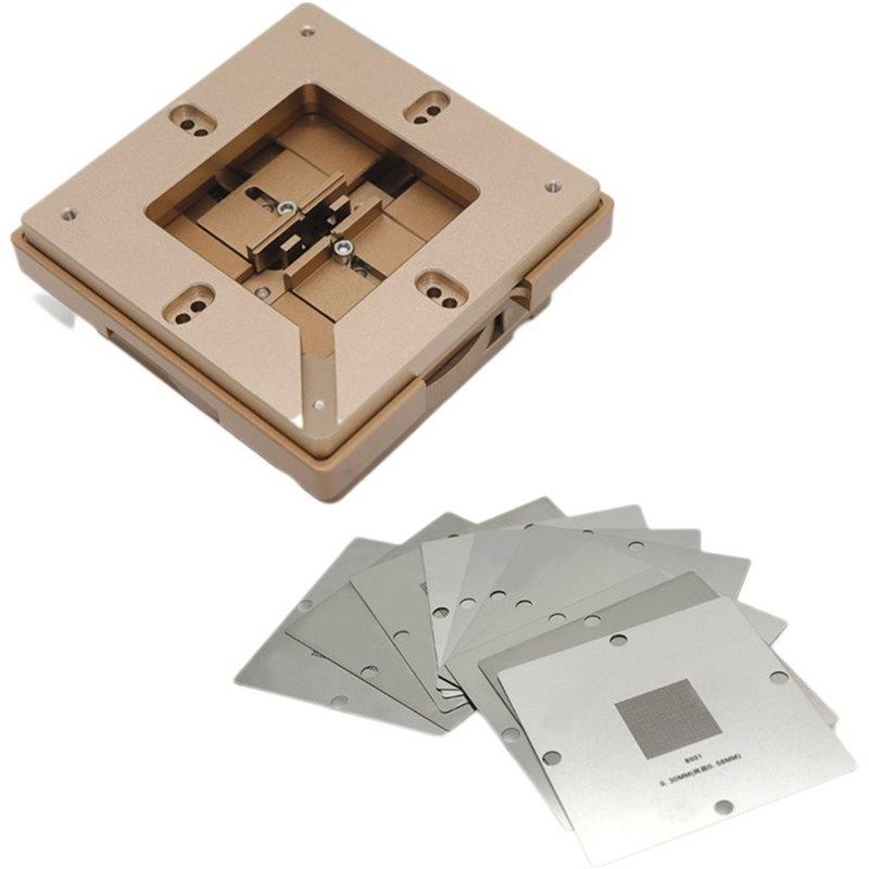 A25F-BGA Reballing Station Kit Fixture For IC Chip Repair Rework Tools, Ball Planting Table Chip Repair Tool, 1 Kit