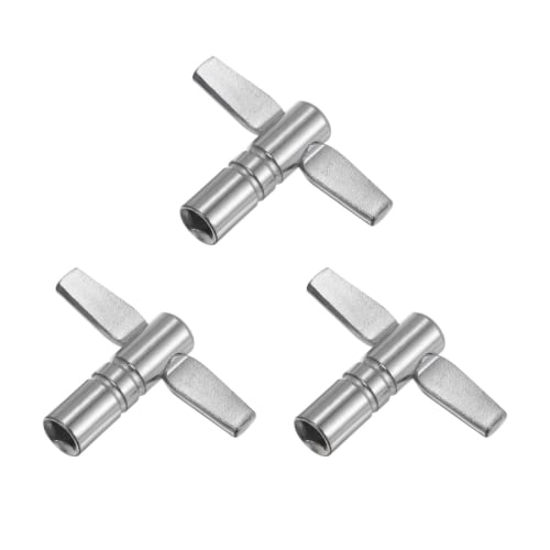 uxcell Drum Tuning Keys, Quick Release T-Shaped Drum Keys, Replacement for Drum Instruments, 3 Pieces