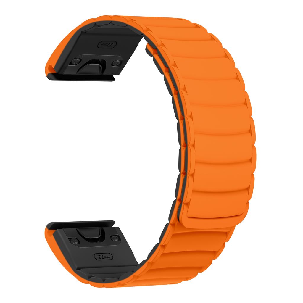22mm 26mm Watch Band For Garmin Tactix 8 51mm 47mm/Quatix 8 Pro/Instinct 3 2X/D2 Mach 2 1/Fenix Magnetic Silicone Strap Bracelet