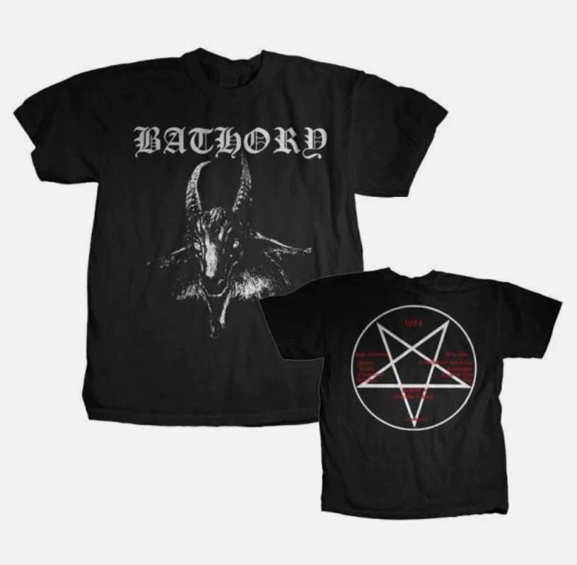 Bathory Geit Logo T-skjorte (dobbelsidet)