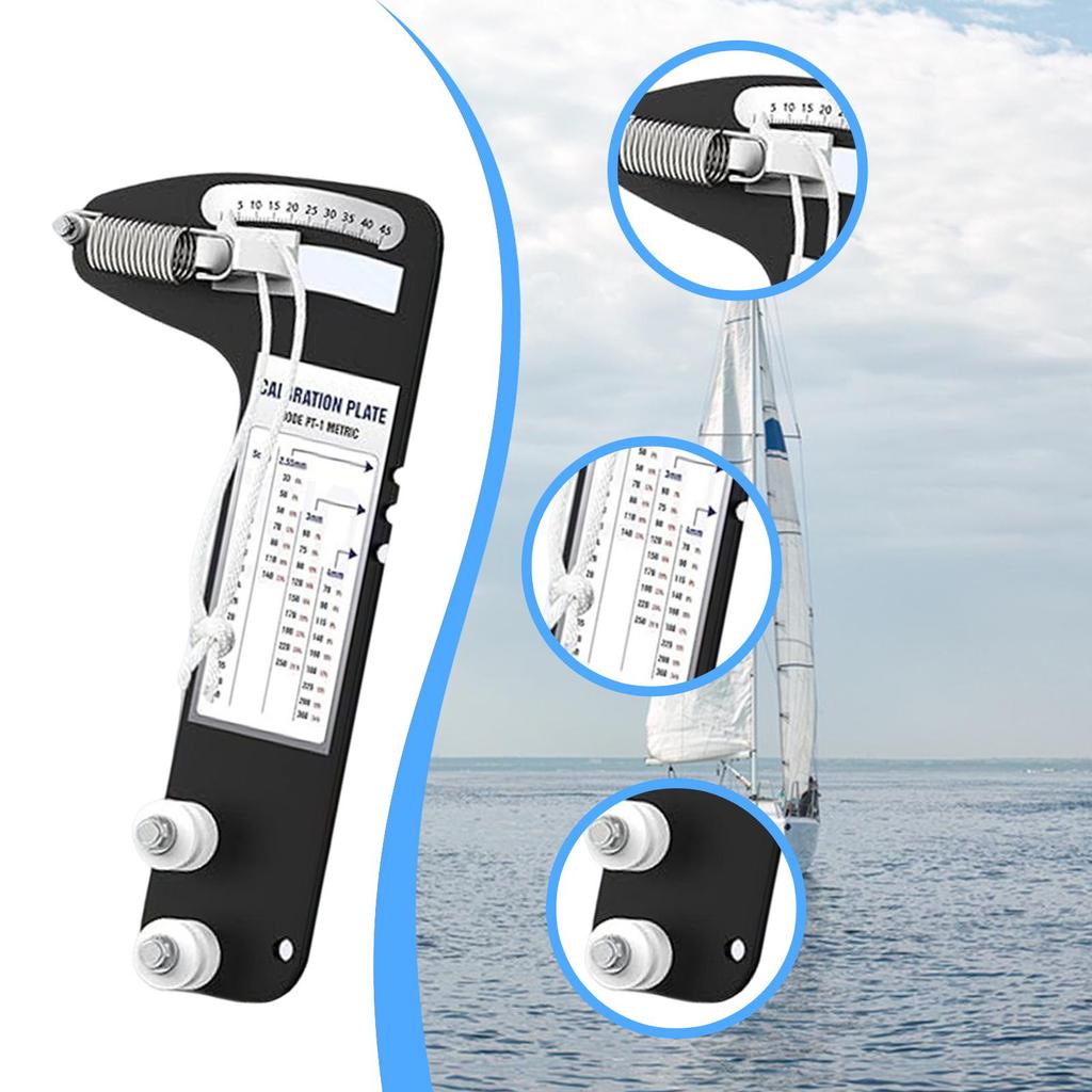 Segelboot Takelage Spannungsprüfer Kraft für 2,5, 3 und 4 Millimeter Kabeldurchmesser, Einfach zu bedienen