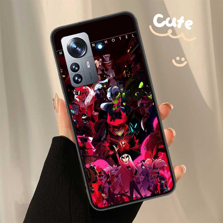 Anime H-Hazbin-H-Hotel Phone Case For Xiaomi 14 F7 Ultra Mi 15 Poco M6 M5S F6 F5 F3 X7 X6 X5 X3 11T 10T Pro 11 Lite Cover Coque