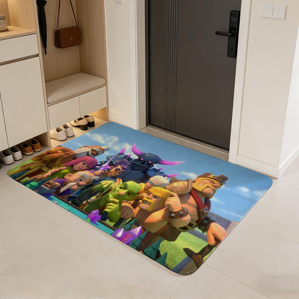 

Competitive A-Apex Legends Floor Mat Flannel Door Mat Non-Slip Absorbent Washable Indoor Home Rug 40x60cm