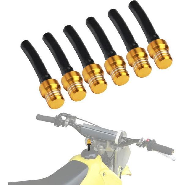 Motorcycle Gas Cap Vent Hose 6PCS Fuel Tank Tube Breather CNC for CRF50 CRF110 CFR125 CRF150 CRF250 CRF450 XR50 XR150 TRX90 TRX250 Dirt Pit Bike ATV