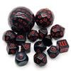 Polyhedral Dice Set, Game Dice Set Acrylic 15Pcs D4-D100 with Bag for DND Role Playing Game
