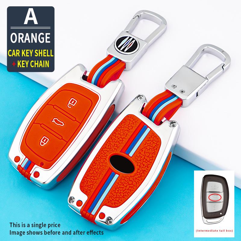 Premium Key Cover for Beijing Hyundai ix35, Lingdong, Mingtu, Langdong, Yuedong, Rena, and Festa
