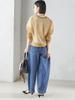 SHIPS for Italian Yarn Short One Size women's Lamé Cardigan, 316211017, Gold,