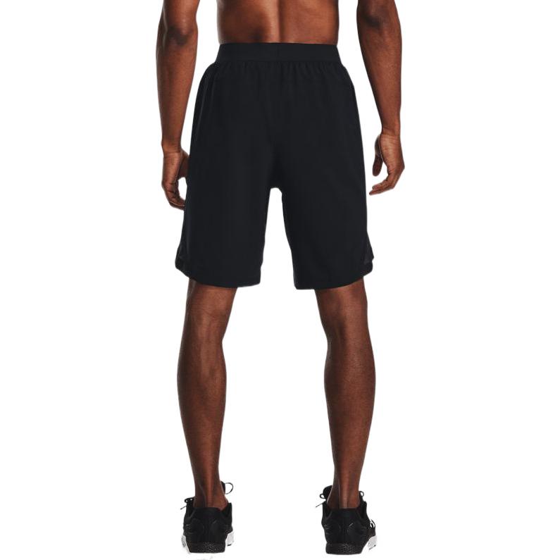 Under Armour Printed Logo Running Shorts Men Bottoms Black 1361494-001