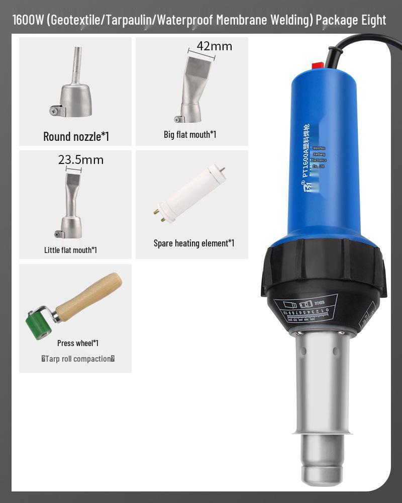 High-Power Plastic Welding Gun: Hot Air Tool for PVC Flooring, Leather, PP Sheets, PE Pipes, and PPR Plastics