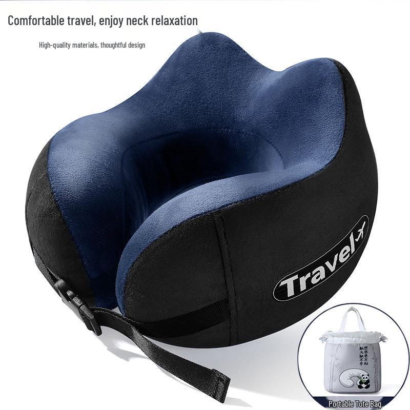 Custom Logo U-Shaped Neck Support Pillow for Airplane Travel